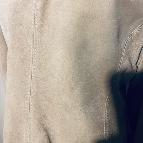Gucci nude suede moto jacket - Picture 7 of 8